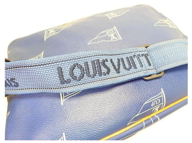Speedy Borsa a Tracolla Louis Vuitton Cup 1992 Sac Cowes Blu - vista 14