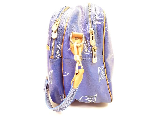 Speedy Borsa a Tracolla Louis Vuitton Cup 1992 Sac Cowes Blu - vista 3