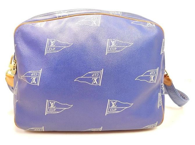 Speedy Borsa a Tracolla Louis Vuitton Cup 1992 Sac Cowes Blu - vista 5