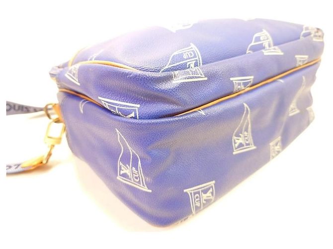 Speedy Borsa a Tracolla Louis Vuitton Cup 1992 Sac Cowes Blu - vista 8