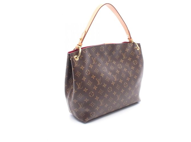 Borsa a Spalla Louis Vuitton Graceful PM Marrone - vista 2