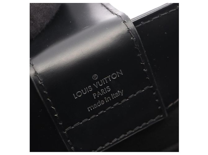 Borsa Tote 2-Way Louis Vuitton Cléber MM Nero Blu navy - vista 4