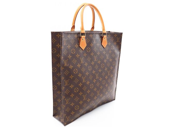Louis Vuitton Sac Plat Tote Bag Marrone - vista 2