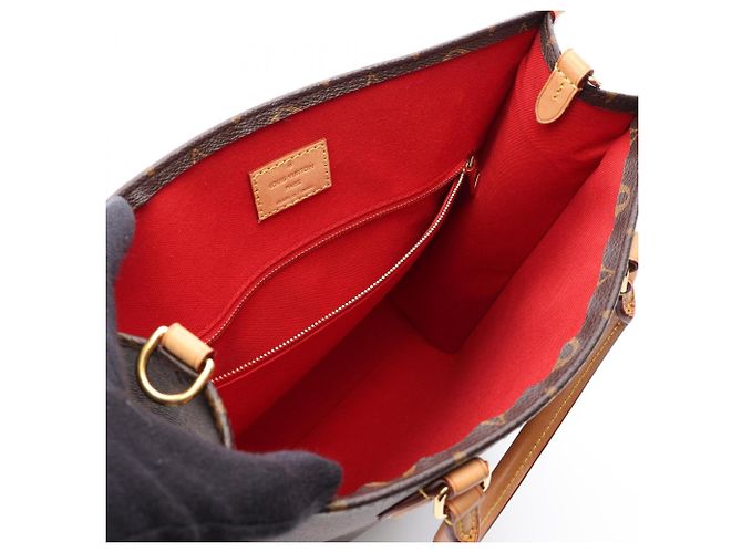 Louis Vuitton Sac Plat PM Tote Bag Marrone - vista 3