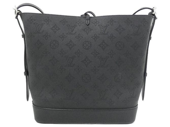 Borsa a Spalla Louis Vuitton Mahina Flore Nero - vista 2
