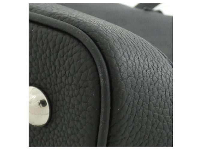 Borsa a Spalla Louis Vuitton Mahina Flore Nero - vista 3