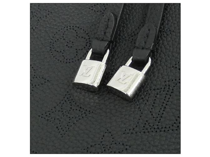 Borsa a Spalla Louis Vuitton Mahina Flore Nero - vista 4