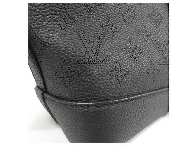Borsa a Spalla Louis Vuitton Mahina Flore Nero - vista 6