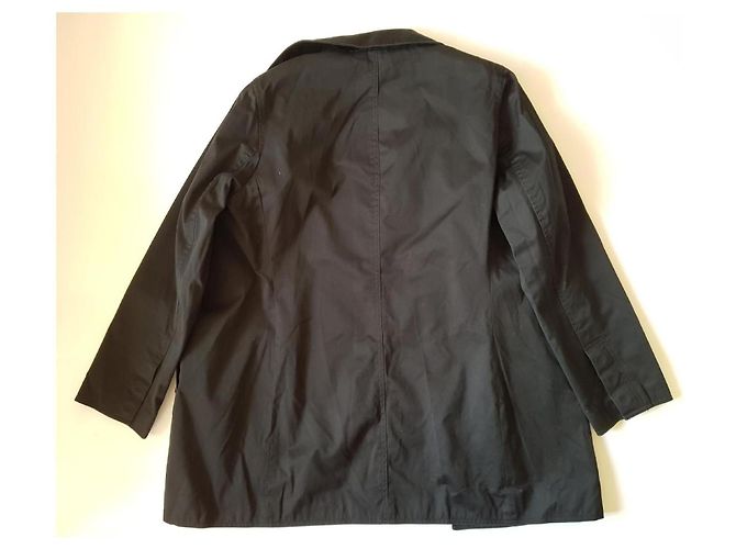 Coach Navy Baumwolljacke mit rosa Signature-Futter Marineblau - Ansicht 4