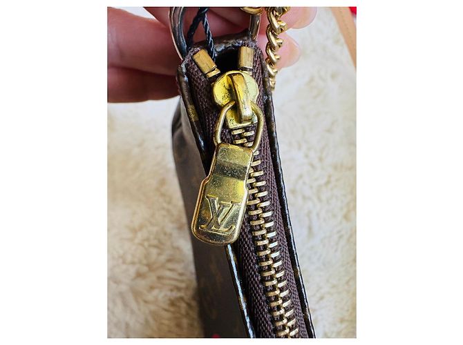 Louis Vuitton x Takashi Murakami Pochette Accessoires Cerises Marrone Rosso - vista 6