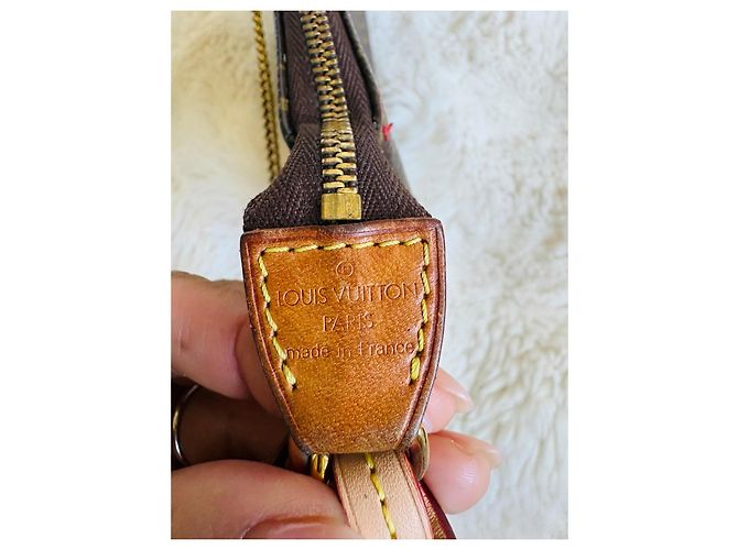 Louis Vuitton x Takashi Murakami Pochette Accessoires Cerises Marrone Rosso - vista 8
