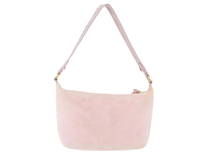 Pochette Miu Miu Pile Pink Gold Auth 188807A Rosa D'oro - vista 3
