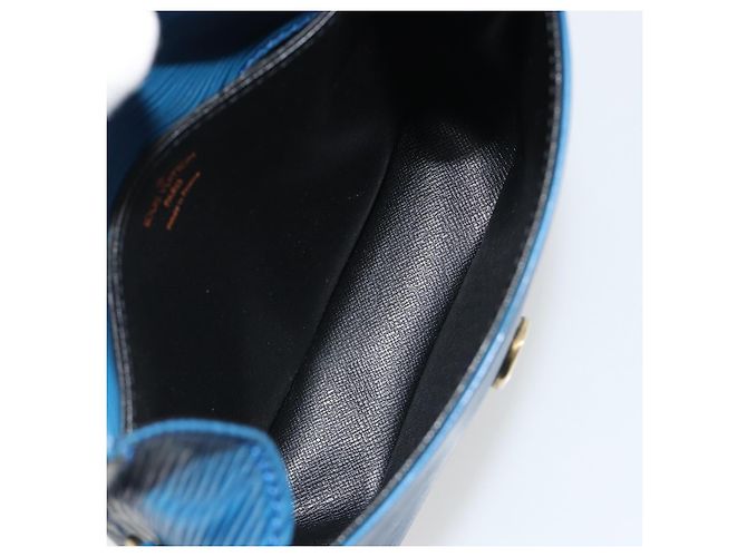 Borsa a Spalla LOUIS VUITTON Epi Saint Cloud PM Blue M52195 LV Auth 187685 - vista 10