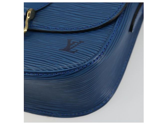 Borsa a Spalla LOUIS VUITTON Epi Saint Cloud PM Blue M52195 LV Auth 187685 - vista 14