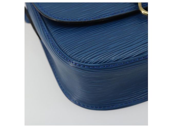 Borsa a Spalla LOUIS VUITTON Epi Saint Cloud PM Blue M52195 LV Auth 187685 - vista 15