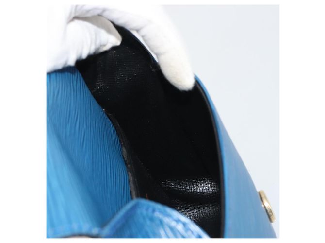 Borsa a Spalla LOUIS VUITTON Epi Saint Cloud PM Blue M52195 LV Auth 187685 - vista 22