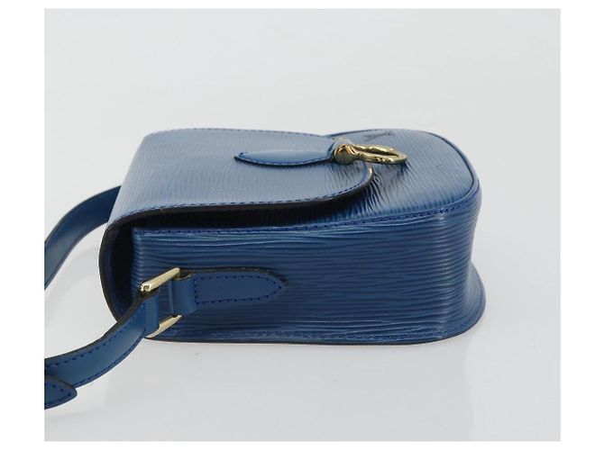 Borsa a Spalla LOUIS VUITTON Epi Saint Cloud PM Blue M52195 LV Auth 187685 - vista 4