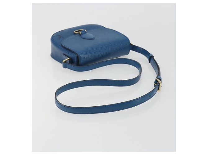 Borsa a Spalla LOUIS VUITTON Epi Saint Cloud PM Blue M52195 LV Auth 187685 - vista 7