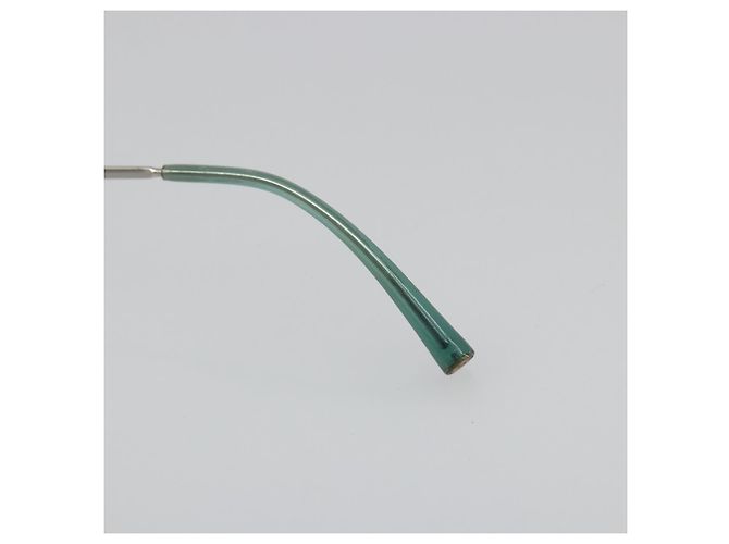 Gafas de sol CHANEL Camelia metal Verde CC Auth 188892 - vista 10