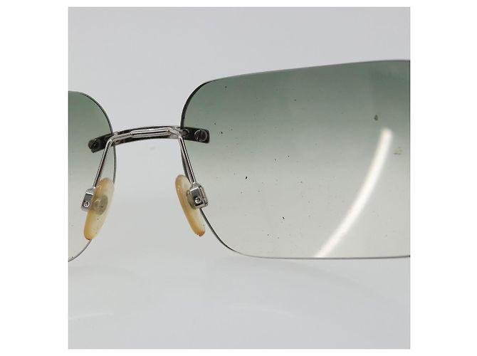 Gafas de sol CHANEL Camelia metal Verde CC Auth 188892 - vista 12