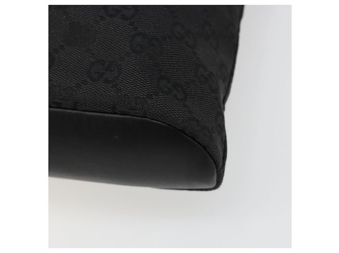 Borsa a Spalla GG Canvas Gucci Nera Oro 91761 Auth 187145A Nero D'oro - vista 13