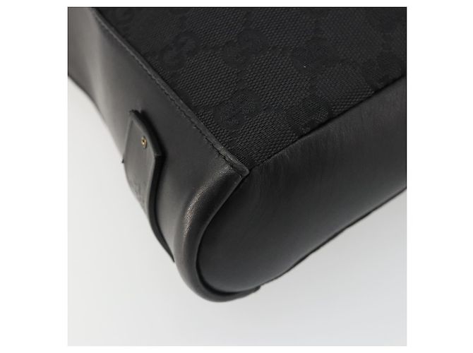 Borsa a Spalla GG Canvas Gucci Nera Oro 91761 Auth 187145A Nero D'oro - vista 14