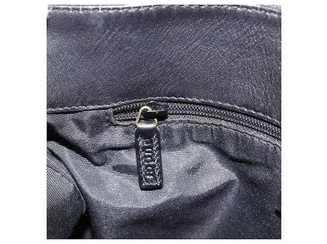 Borsa a Spalla GG Canvas Gucci Nera Oro 91761 Auth 187145A Nero D'oro - vista 20