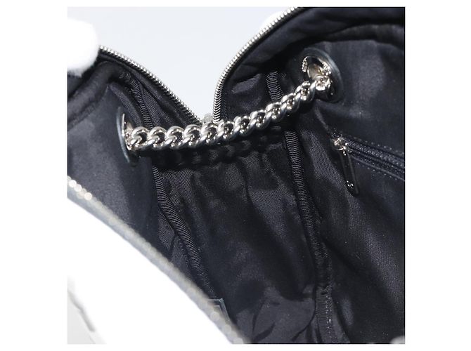CHANEL La Pausa Chain Bag Patent leather White Silver CC Auth BA13516SAM Argento Bianco - vista 20