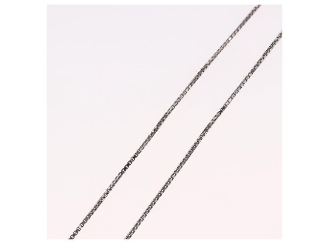 Christian Dior Halskette Metall Silber Authentisch BA13641 - Ansicht 12