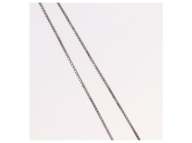 Christian Dior Halskette Metall Silber Authentisch BA13641 - Ansicht 5