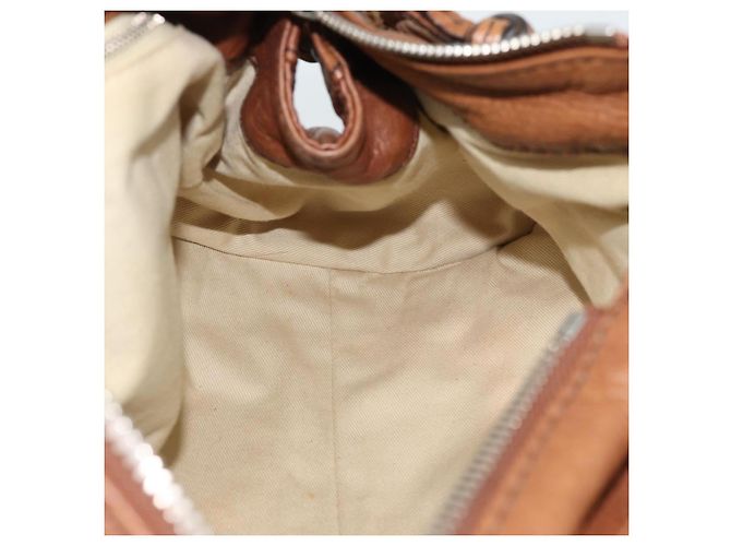Chloé Borsa Chloe Paddington in Pelle Marrone Oro Argento Auth am11945V D'oro - vista 21