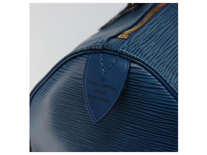 LOUIS VUITTON Borsa Epi Speedy 30 Toledo Blue M43005 LV Auth fm5357 - vista 18