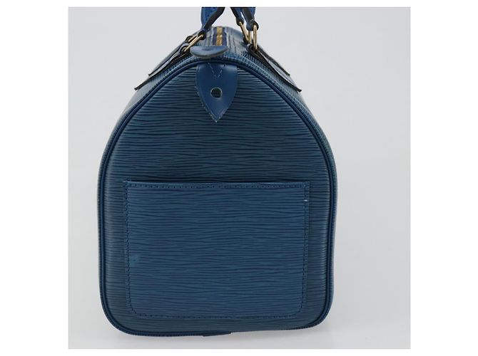 LOUIS VUITTON Borsa Epi Speedy 30 Toledo Blue M43005 LV Auth fm5357 - vista 4