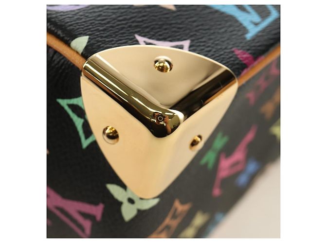 LOUIS VUITTON Borsa Monogram Multicolor Black LV Auth mr2560SAM Nero - vista 15