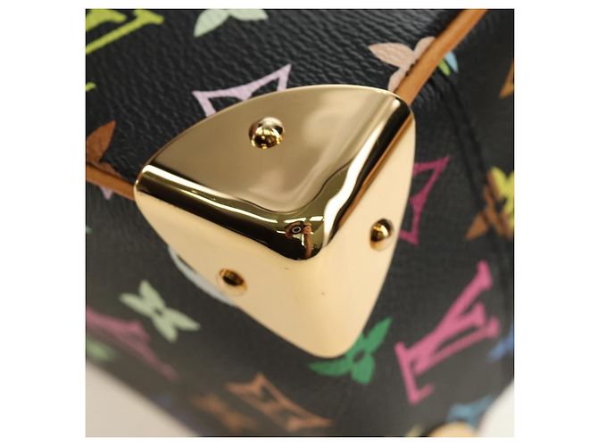 LOUIS VUITTON Borsa Monogram Multicolor Black LV Auth mr2560SAM Nero - vista 16