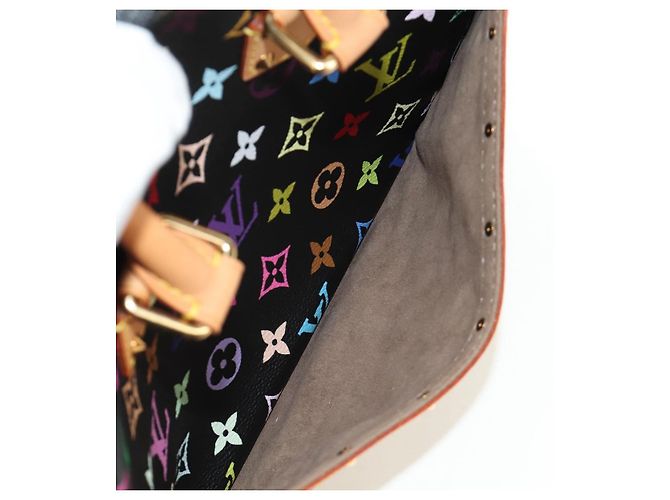 LOUIS VUITTON Borsa Monogram Multicolor Black LV Auth mr2560SAM Nero - vista 22