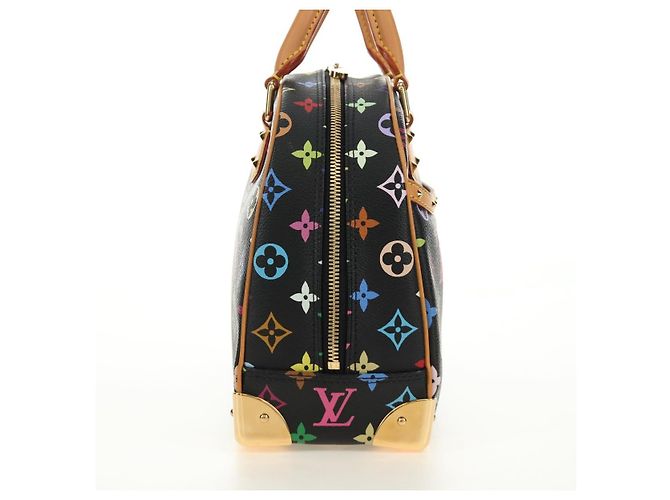 LOUIS VUITTON Borsa Monogram Multicolor Black LV Auth mr2560SAM Nero - vista 4