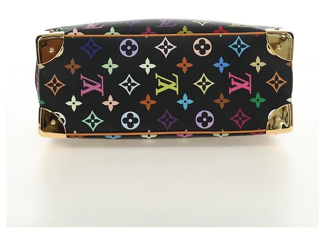 LOUIS VUITTON Borsa Monogram Multicolor Black LV Auth mr2560SAM Nero - vista 5