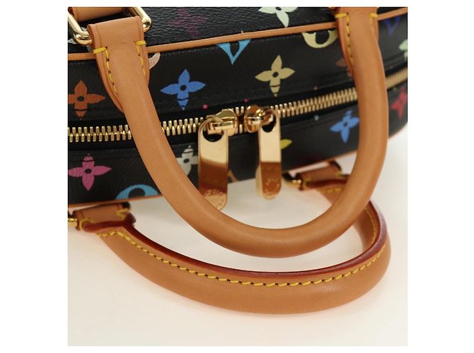 LOUIS VUITTON Borsa Monogram Multicolor Black LV Auth mr2560SAM Nero - vista 7