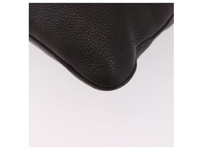 Borsa a Spalla GUCCI in Pelle Marrone Argento 233329 Auth ka4905 - vista 13
