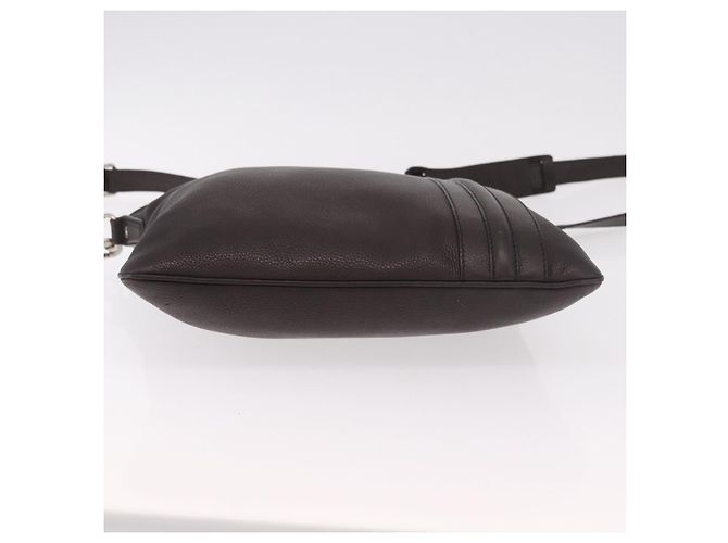 Borsa a Spalla GUCCI in Pelle Marrone Argento 233329 Auth ka4905 - vista 9