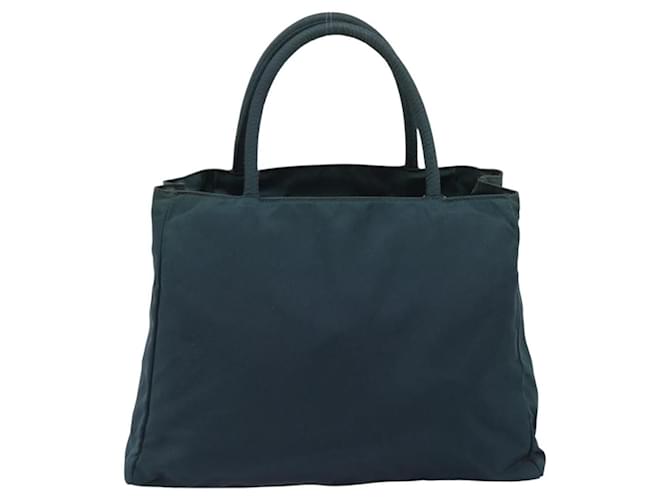 Borsa PRADA Nylon Verde Argento Auth 188780 - vista 3