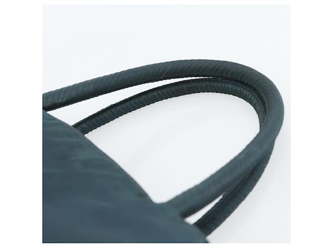 Borsa PRADA Nylon Verde Argento Auth 188780 - vista 8