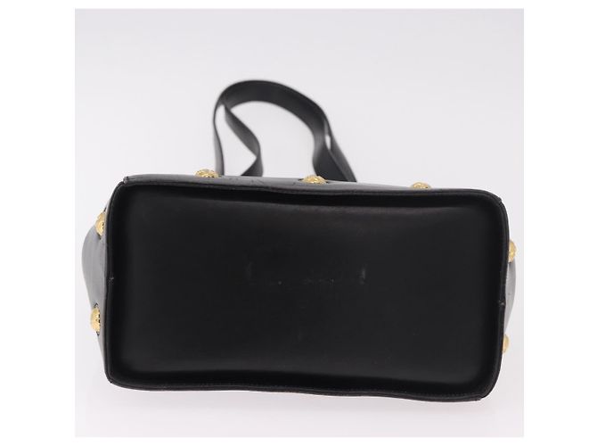 Borsa a tracolla Salvatore Ferragamo in pelle nera e oro Auth ka4956 Nero D'oro - vista 10