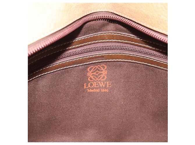 LOEWE Anagram Tote Bag Canvas Beige Gold Auth bs35617 Golden - Ansicht 11