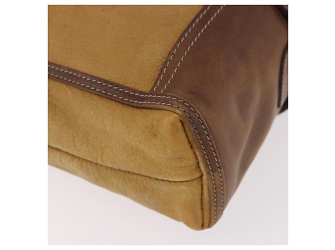 LOEWE Anagram Tote Bag Canvas Beige Gold Auth bs35617 Golden - Ansicht 15