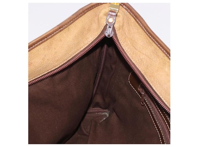 LOEWE Anagram Tote Bag Canvas Beige Gold Auth bs35617 Golden - Ansicht 18