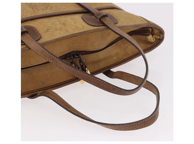 LOEWE Anagram Tote Bag Canvas Beige Gold Auth bs35617 Golden - Ansicht 7