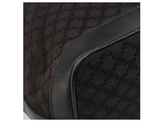 Céline Borsa a Spalla CELINE Macadam Canvas Nera Autentica 187144 Nero - vista 13