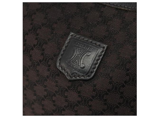 Céline Borsa a Spalla CELINE Macadam Canvas Nera Autentica 187144 Nero - vista 15